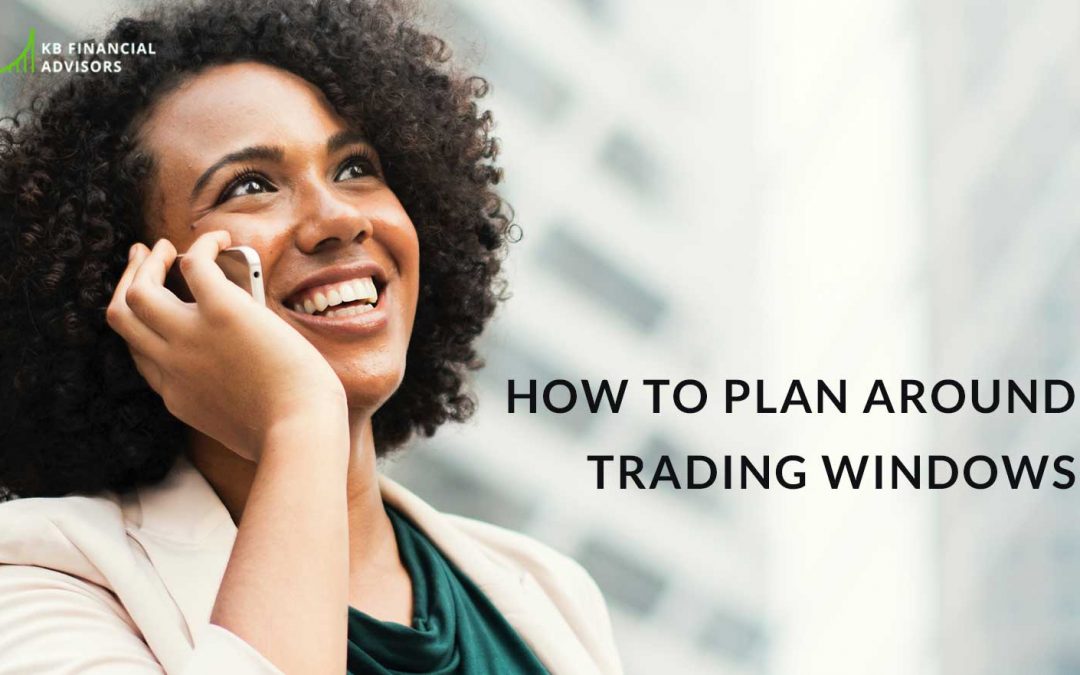 woman planning around trading windows