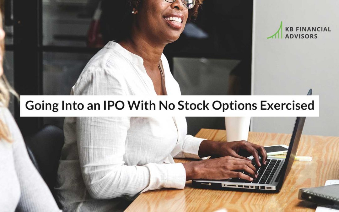 IPO when no stock options exercised