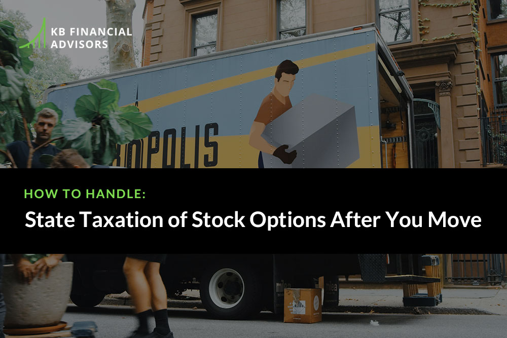 state taxation of stock options after move