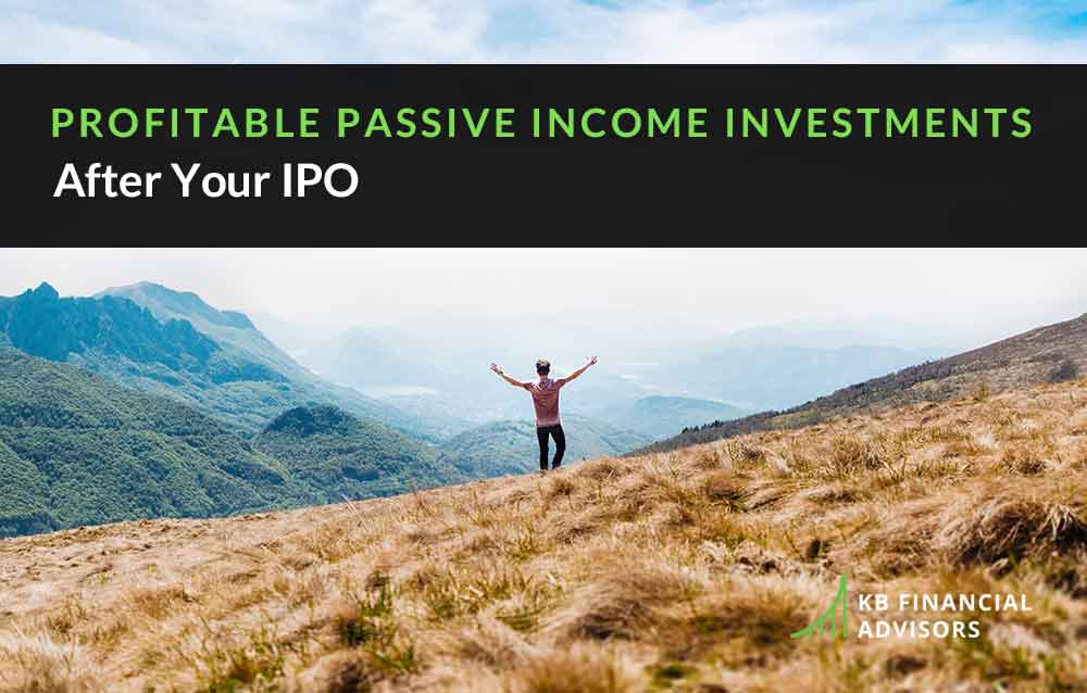 Profitable Passive Income Investments After Your IPO