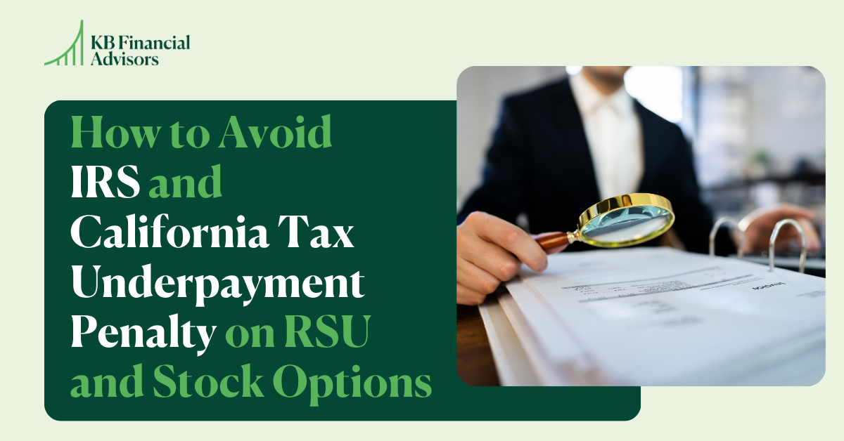 avoid underpayment penalty tax planning