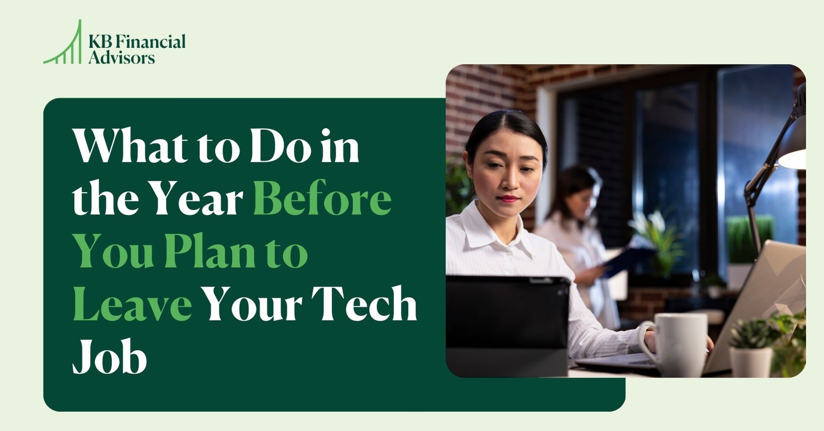 Leave Your Tech Job