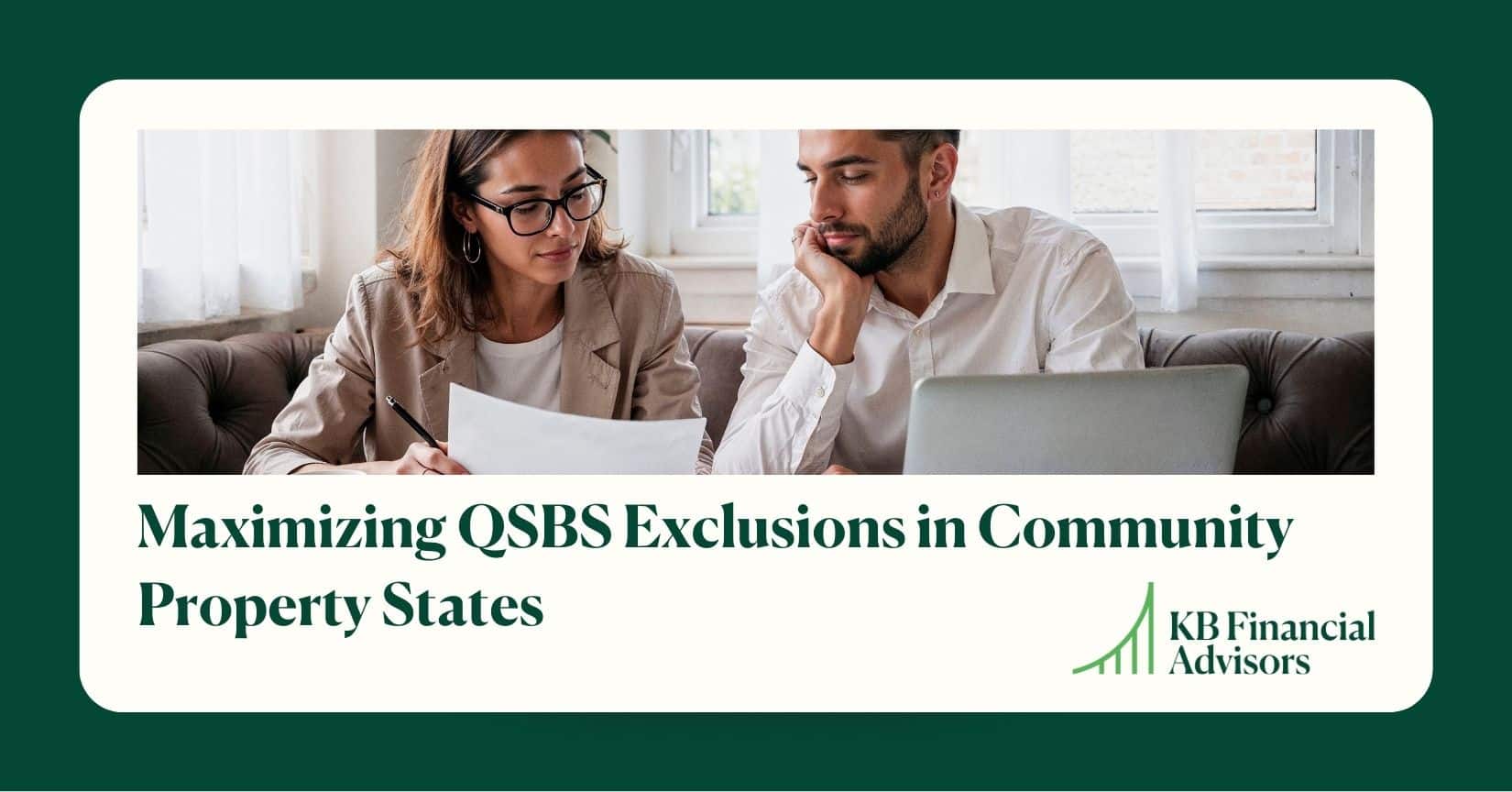 QSBS Exclusions in Community Property States
